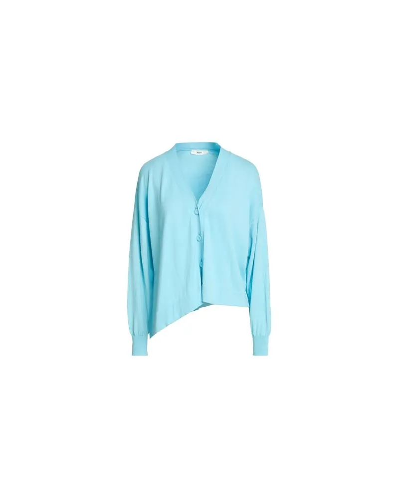 Suoli STRICKWAREN - Strickjackenauf YOOX.COM Hellblau