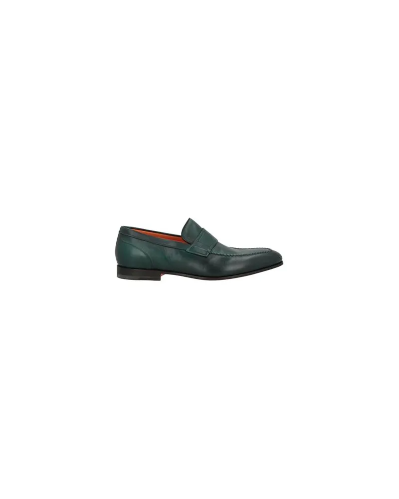 Santoni GOODYEAR - SCHUHE - Mokassinsauf YOOX.COM Dunkelgrün