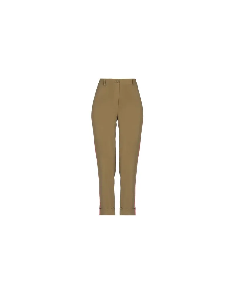 Manila Grace HOSEN & RÖCKE - Hosenauf YOOX.COM Militärgrün