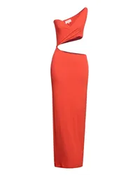 Lama Jouni Midi-Kleid Orange