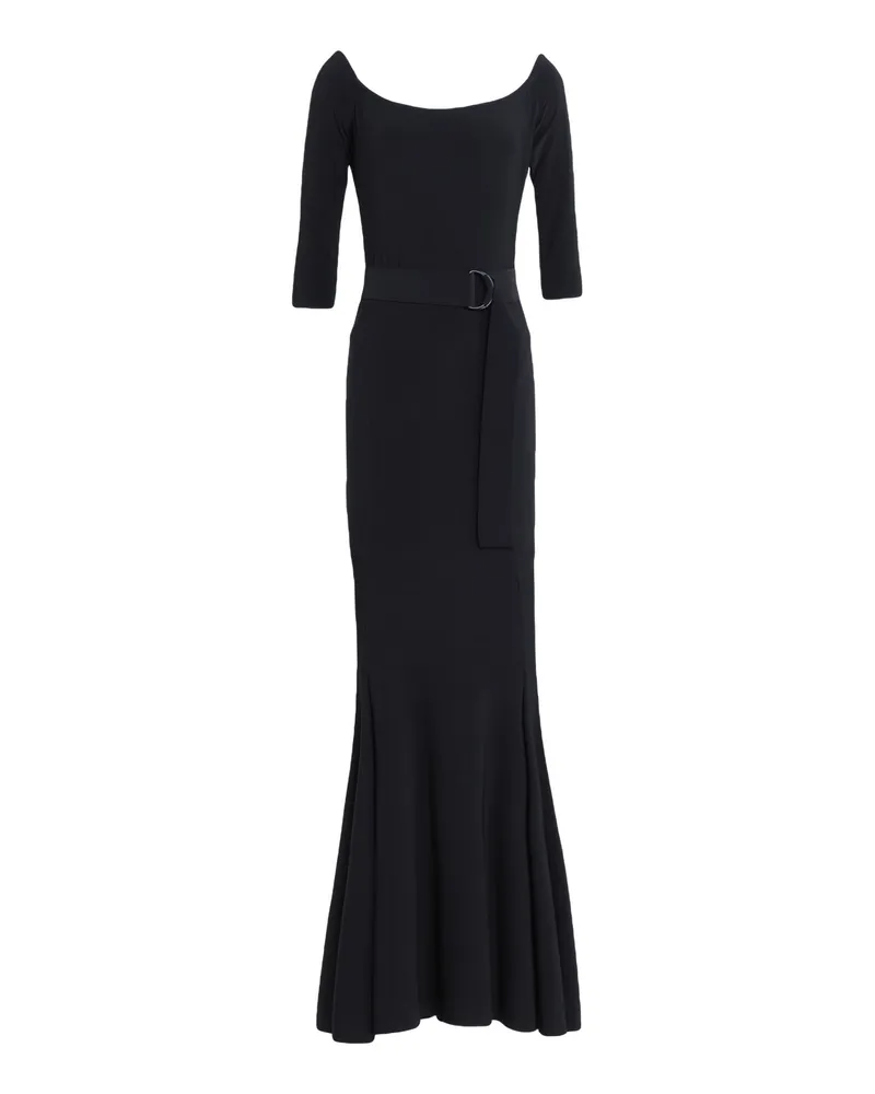 Norma Kamali Maxi-Kleid Schwarz