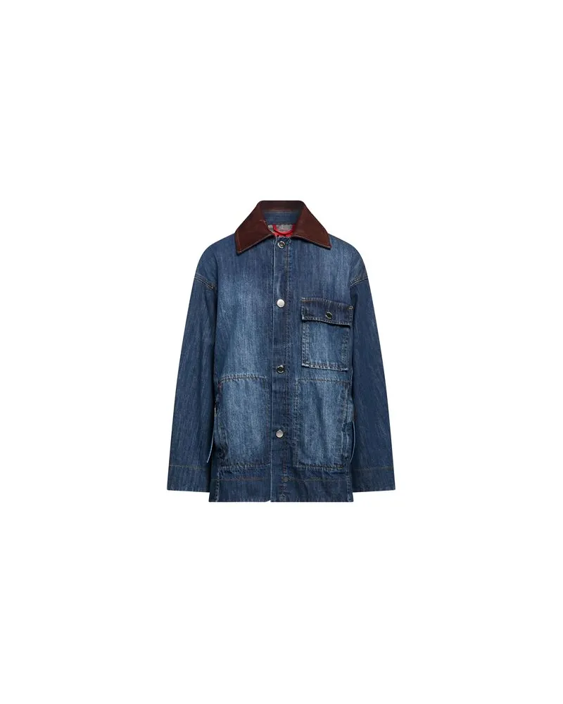 MAX&Co. JACKEN & MÄNTEL - Jeansjacken/Mäntelauf YOOX.COM Blau