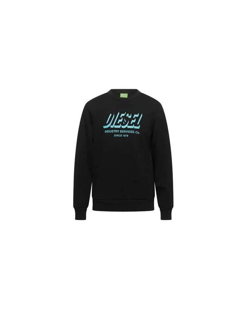 Diesel TOPS - Sweatshirtsauf YOOX.COM Schwarz