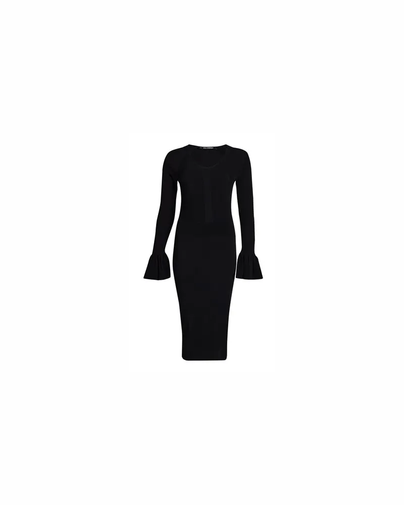 Karl Lagerfeld KARL CARES - KLEIDER - Midi-Kleiderauf YOOX.COM Schwarz