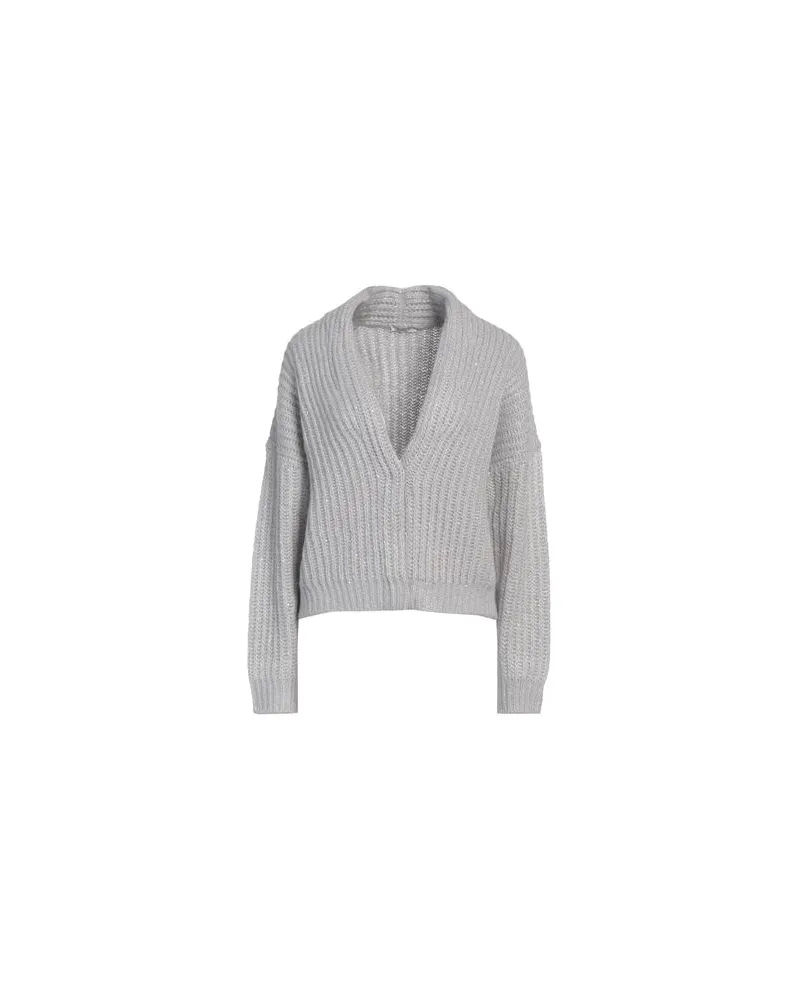 Peserico STRICKWAREN - Strickjackenauf YOOX.COM Hellgrau