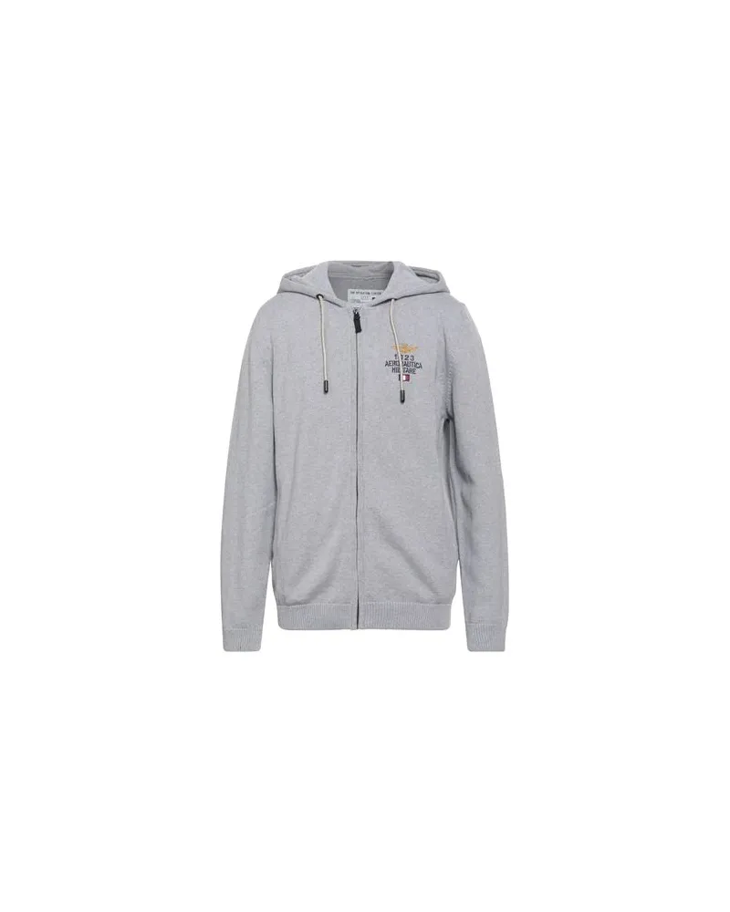 Aeronautica Militare STRICKWAREN - Strickjackenauf YOOX.COM Grau