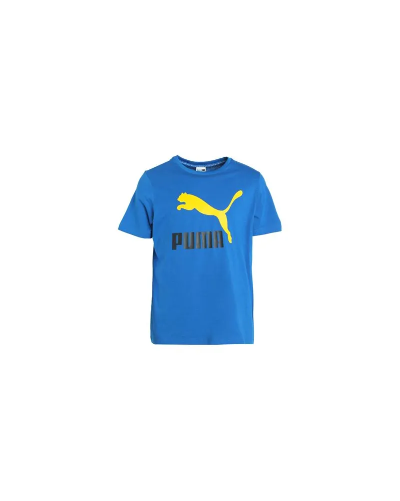 Puma Classics Logo Tee TOPS - T-shirtsauf YOOX.COM Azurblau