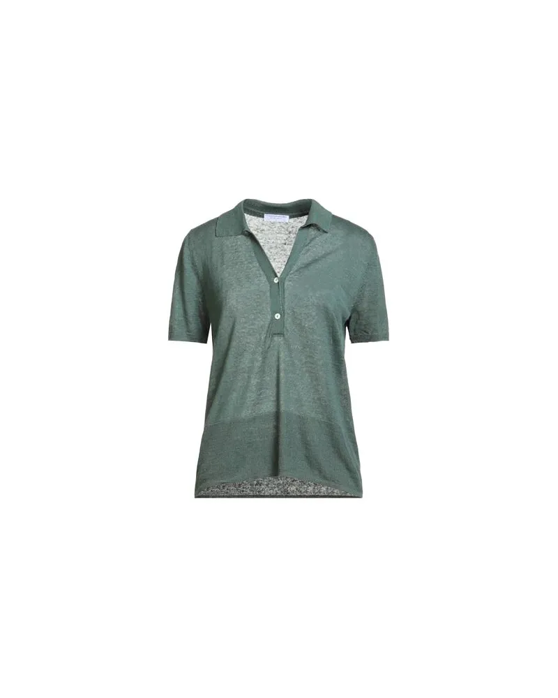 Majestic STRICKWAREN - Pulloverauf YOOX.COM Dunkelgrün