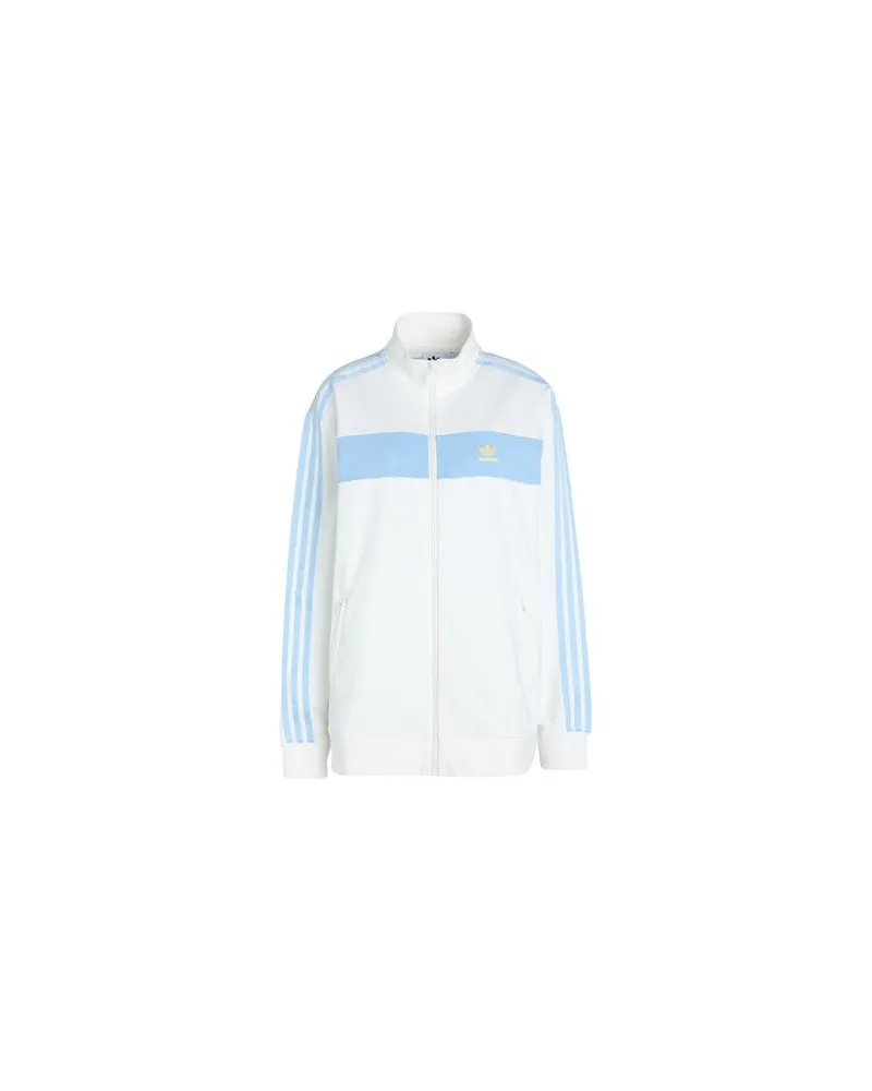 adidas BLOCKED TT  - TOPS - Sweatshirtsauf YOOX.COM Weiß