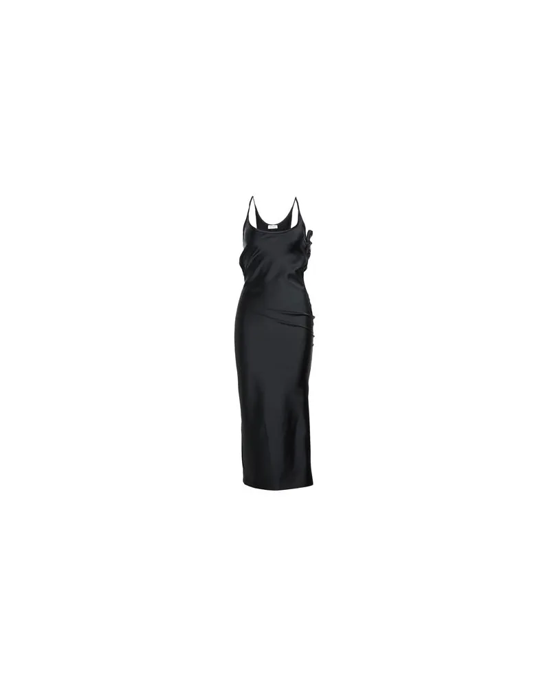 ATTICO KLEIDER - Midi-Kleiderauf YOOX.COM Schwarz