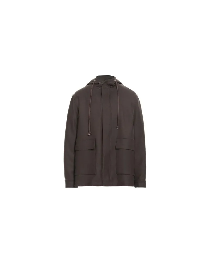 Mauro Grifoni JACKEN & MÄNTEL - Mäntelauf YOOX.COM Braun