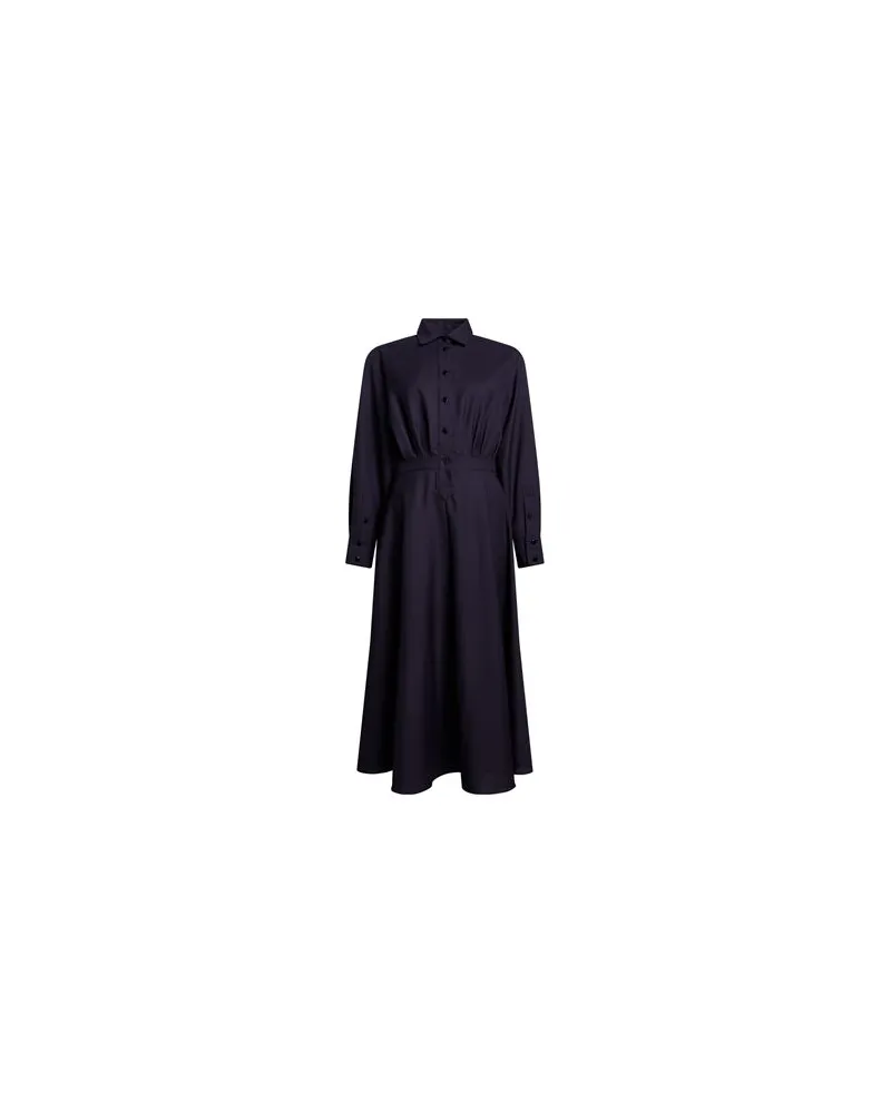 Officine Generale KLEIDER - Midi-Kleiderauf YOOX.COM Nachtblau