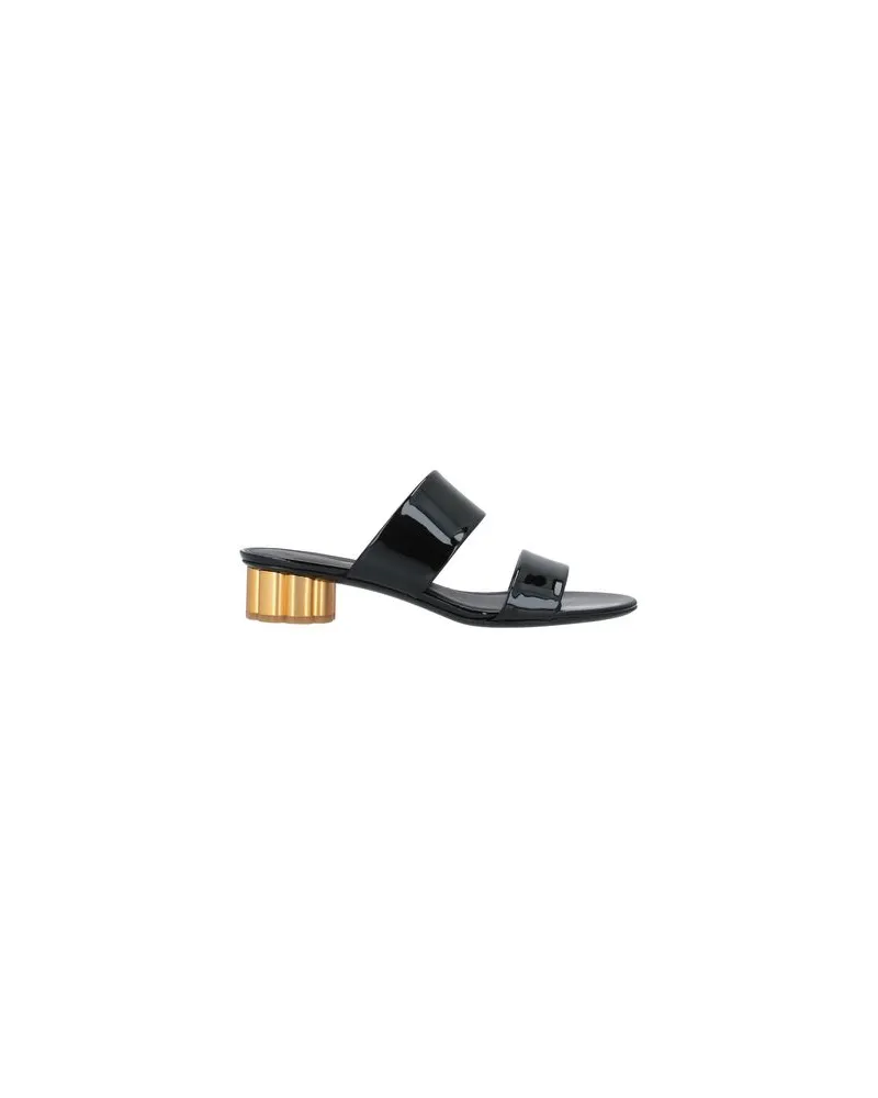 Ferragamo SCHUHE - Sandalenauf YOOX.COM Schwarz