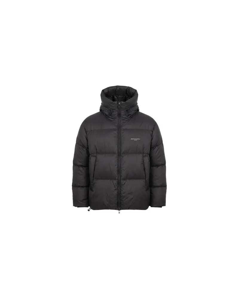 Armani Exchange JACKEN & MÄNTEL - Pufferjacken & Daunenjackenauf YOOX.COM Schwarz