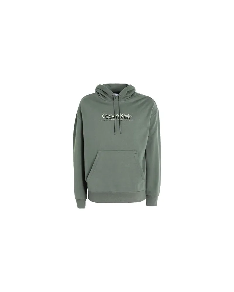 Calvin Klein TOPS - Sweatshirtsauf YOOX.COM Militärgrün