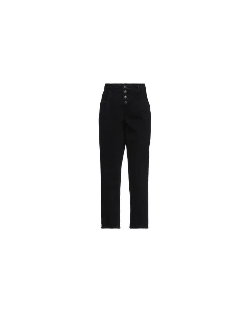 Maje HOSEN & RÖCKE - Jeanshosenauf YOOX.COM Schwarz