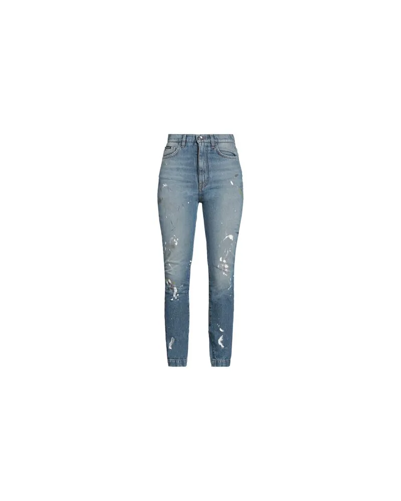 Dolce & Gabbana HOSEN & RÖCKE - Jeanshosenauf YOOX.COM Blau