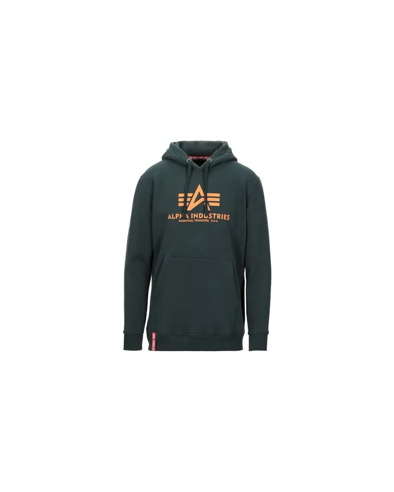 Alpha Industries TOPS - Sweatshirtsauf YOOX.COM Dunkelgrün