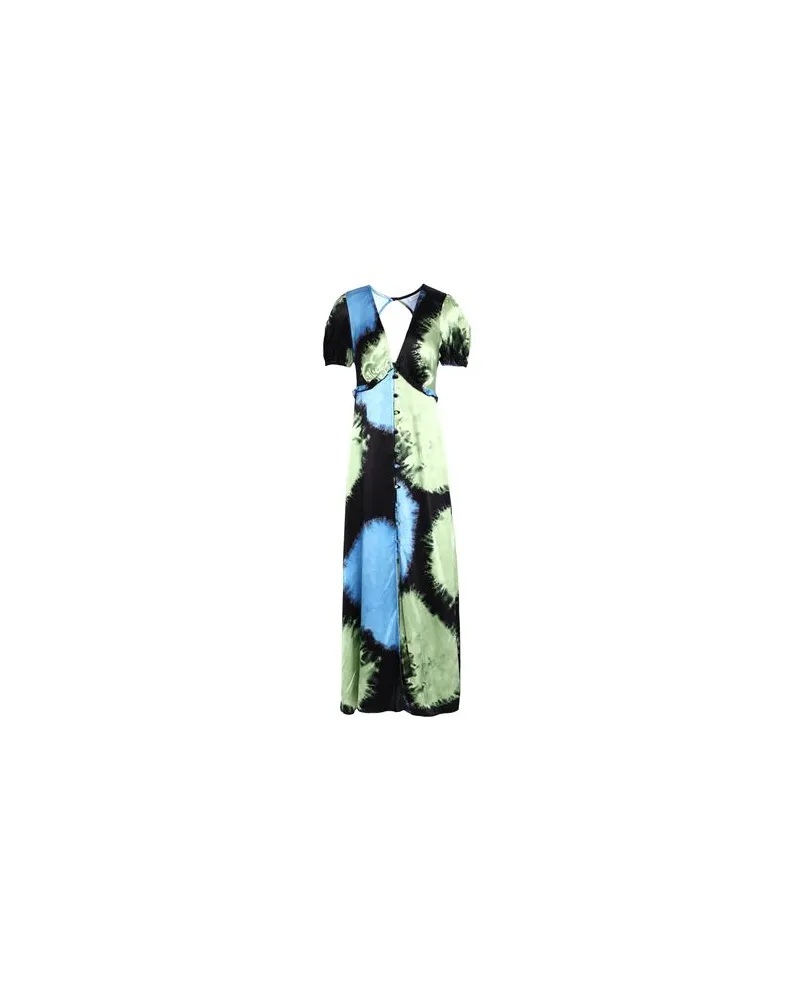 Topshop KLEIDER - Maxi-Kleiderauf YOOX.COM Säuregrün