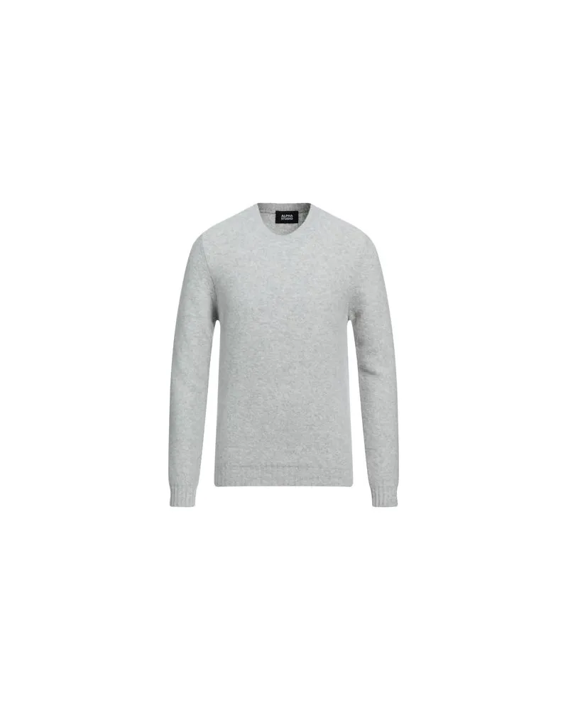 Alpha Studio STRICKWAREN - Pulloverauf YOOX.COM Grau