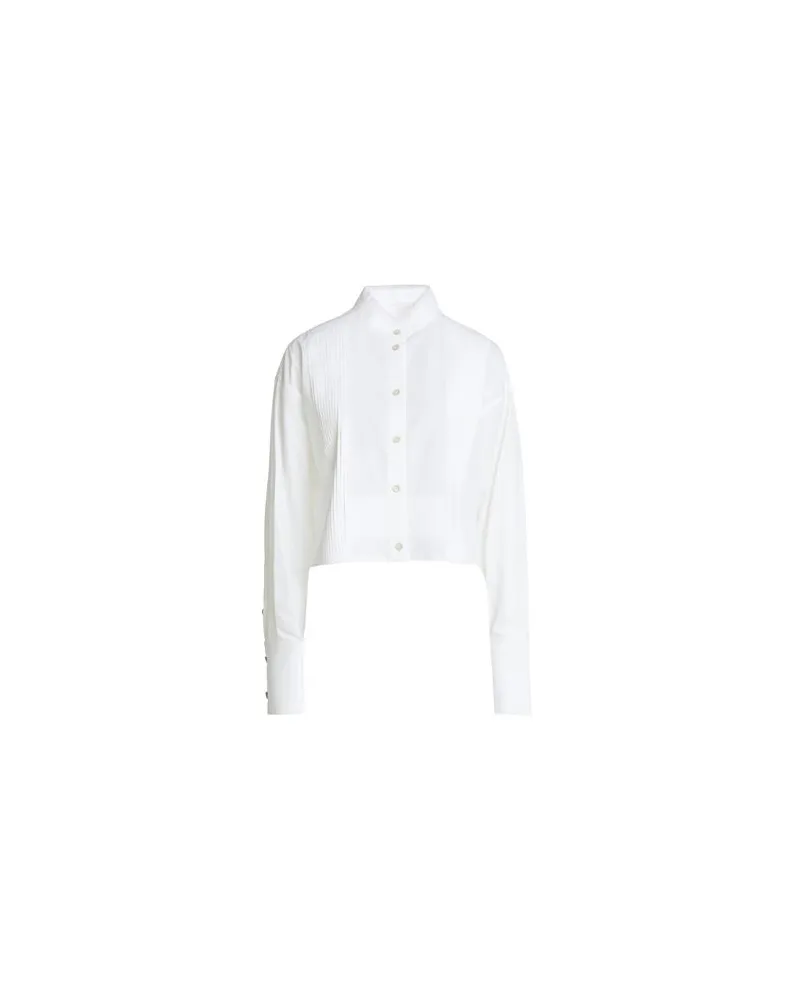 Helmut Lang TOPS - Hemdenauf YOOX.COM Weiß