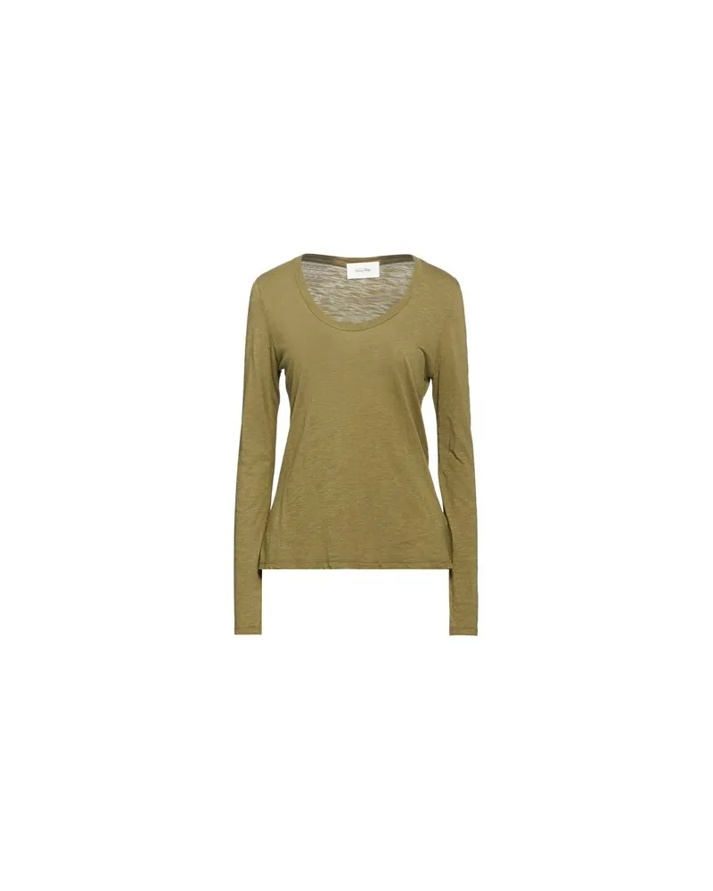 American Vintage TOPS - T-shirtsauf YOOX.COM Militärgrün