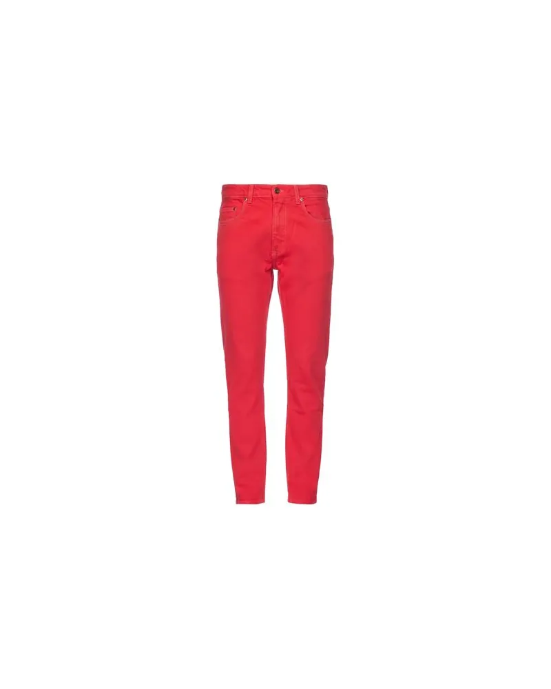 Versace HOSEN & RÖCKE - Jeanshosenauf YOOX.COM Rot