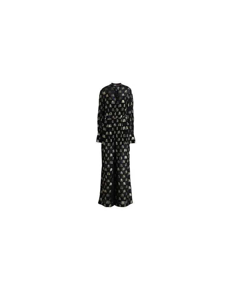 Tommy Hilfiger THL FESTIVE CREST JUMPSUIT   - OVERALLS - Jumpsuitsauf YOOX.COM Schwarz