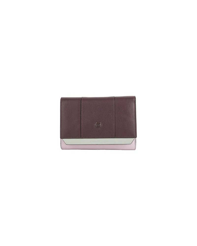 Piquadro Kleinlederwaren - Brieftaschenauf YOOX.COM Pflaume