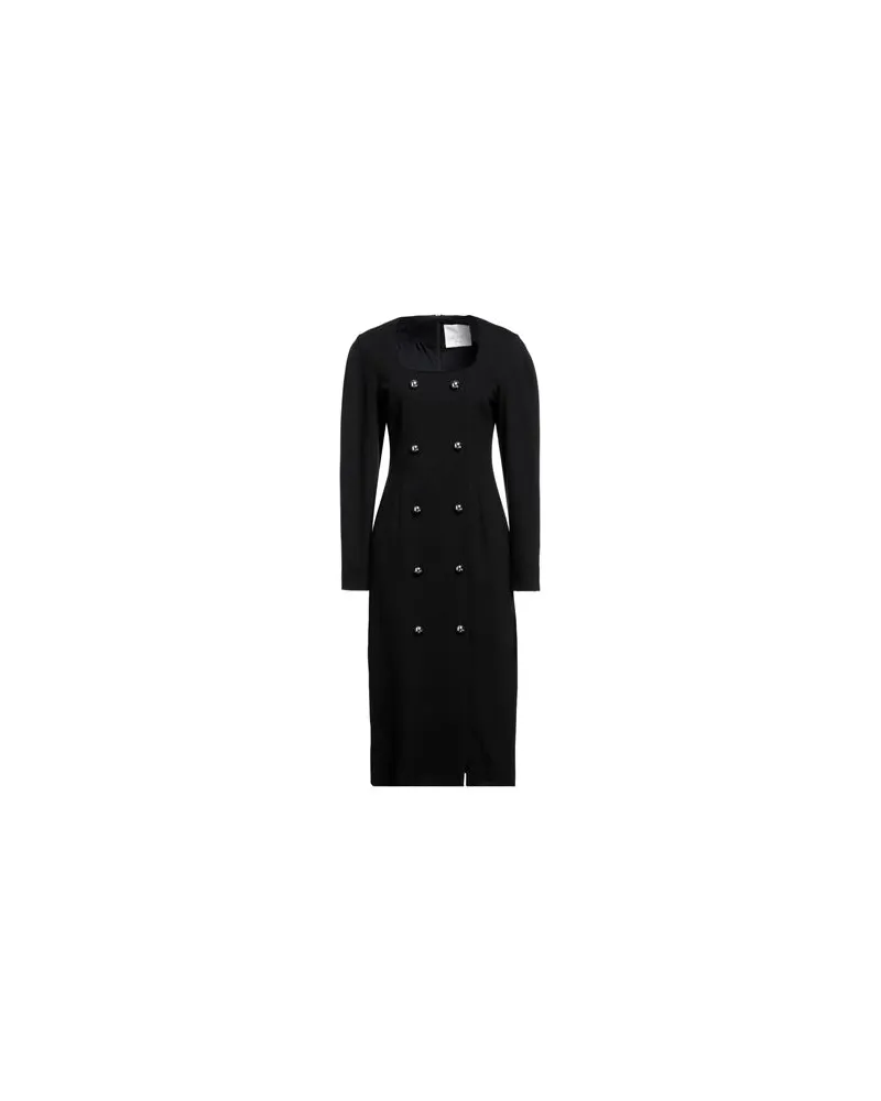 MEIMEIJ KLEIDER - Midi-Kleiderauf YOOX.COM Schwarz