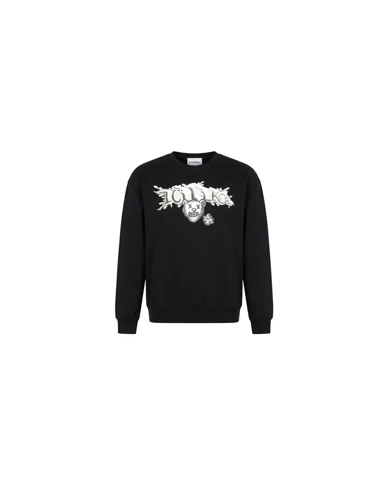 Iceberg TOPS - Sweatshirtsauf YOOX.COM Schwarz