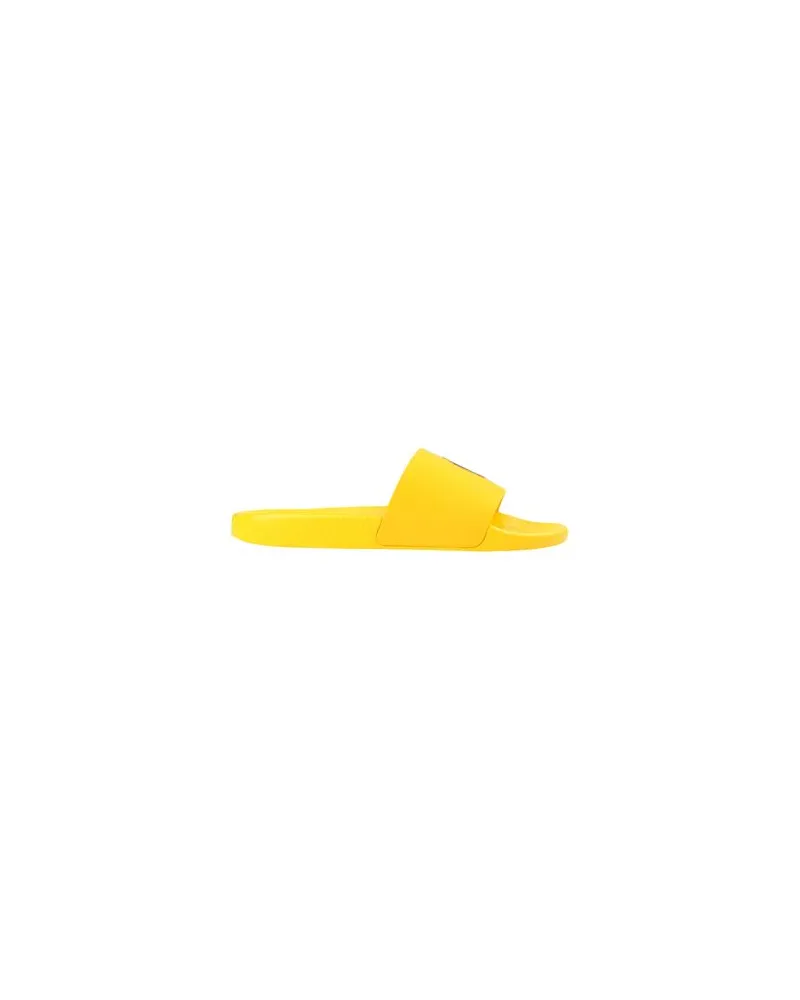 Ralph Lauren SIGNATURE PONY SLIDE  - SCHUHE - Sandalenauf YOOX.COM Gelb