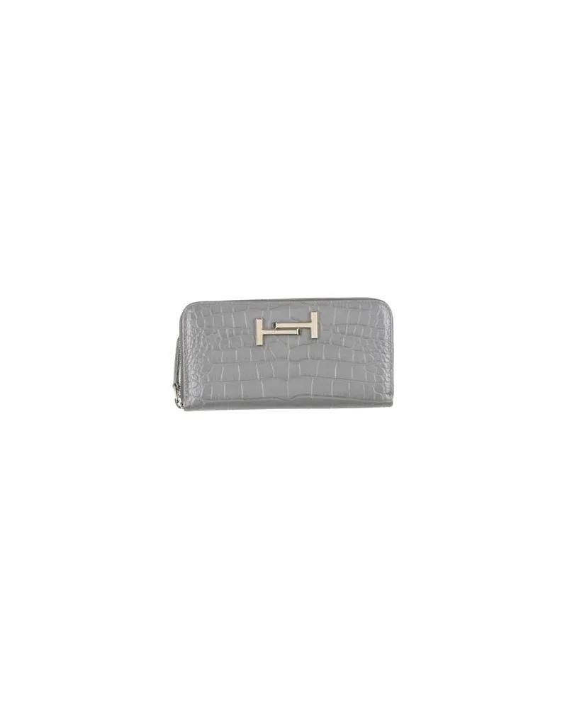 TOD'S Kleinlederwaren - Brieftaschenauf YOOX.COM Grau