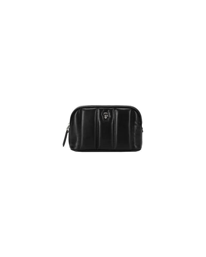Karl Lagerfeld K/IKONIK KUILT VANITY CASE  - KOFFER & CO. - Beauty Casesauf YOOX.COM Schwarz