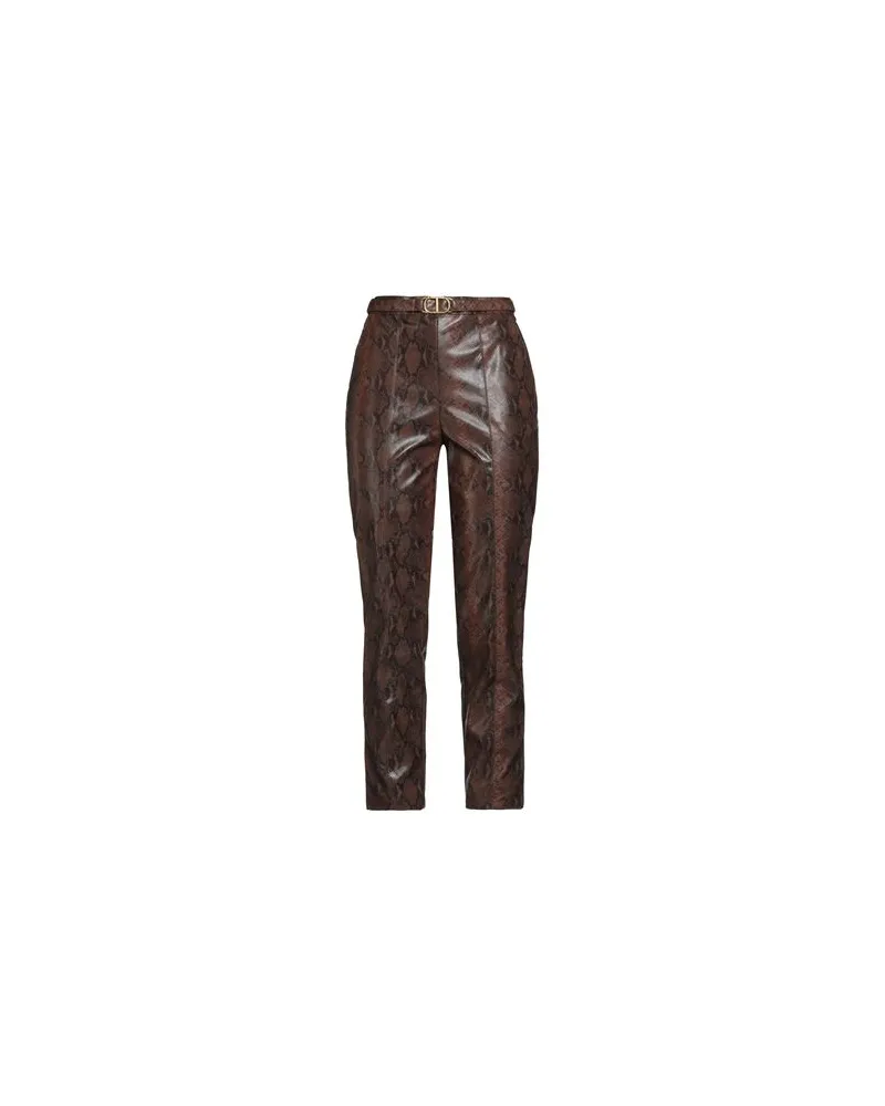 Twin-Set HOSEN & RÖCKE - Hosenauf YOOX.COM Braun