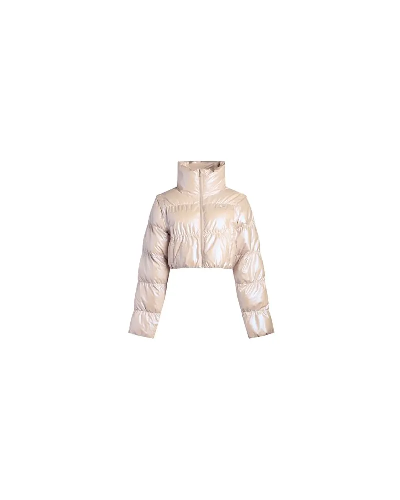 adidas ESS GLOSSY PUFF - JACKEN & MÄNTEL - Pufferjacken & Daunenjackenauf YOOX.COM Beige