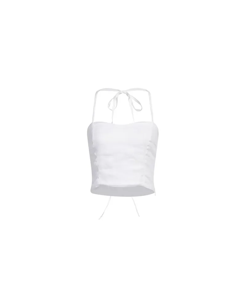 120% Lino TOPS - Topsauf YOOX.COM Weiß