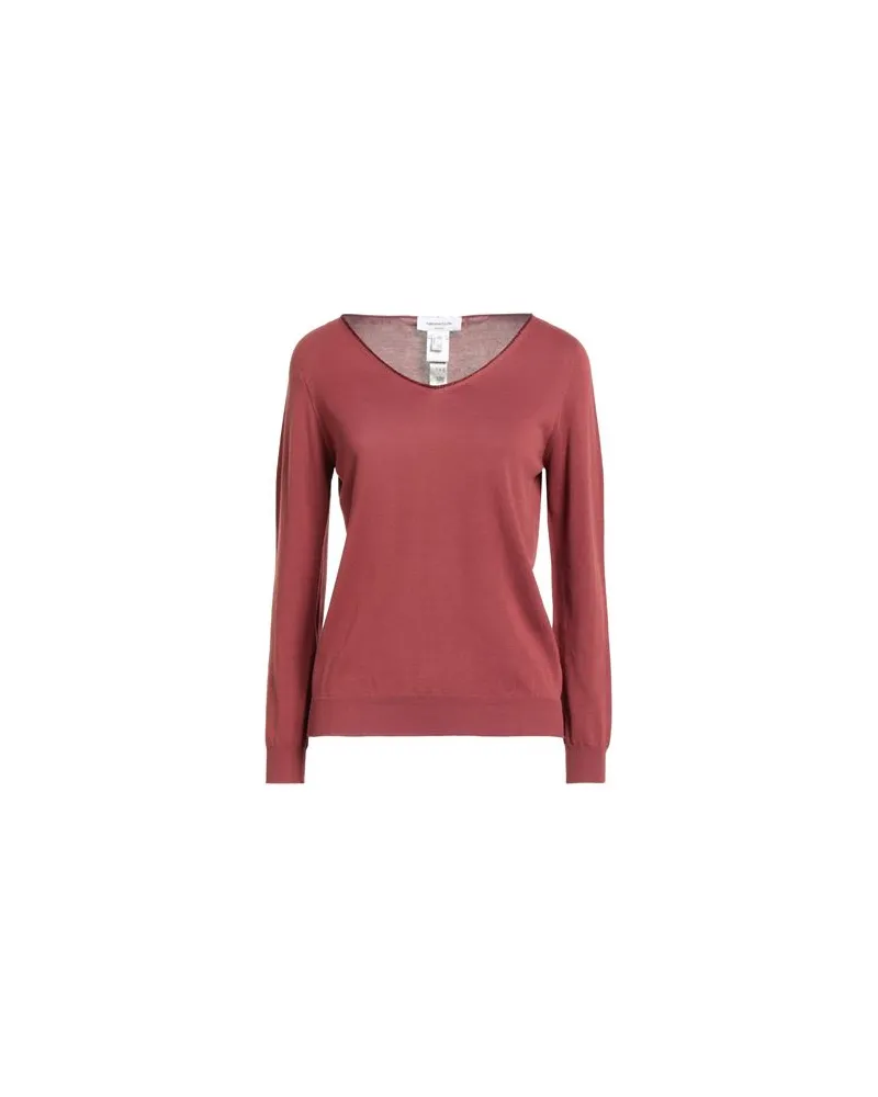 Fabiana Filippi STRICKWAREN - Pulloverauf YOOX.COM Ziegelrot