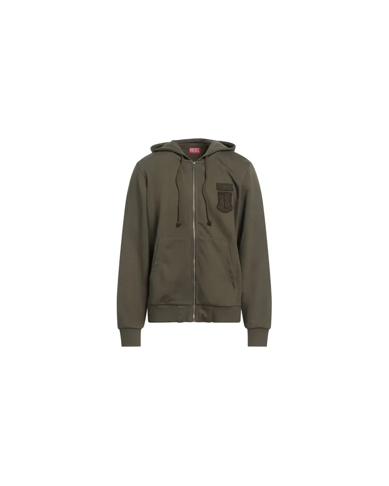Diesel TOPS - Sweatshirtsauf YOOX.COM Militärgrün