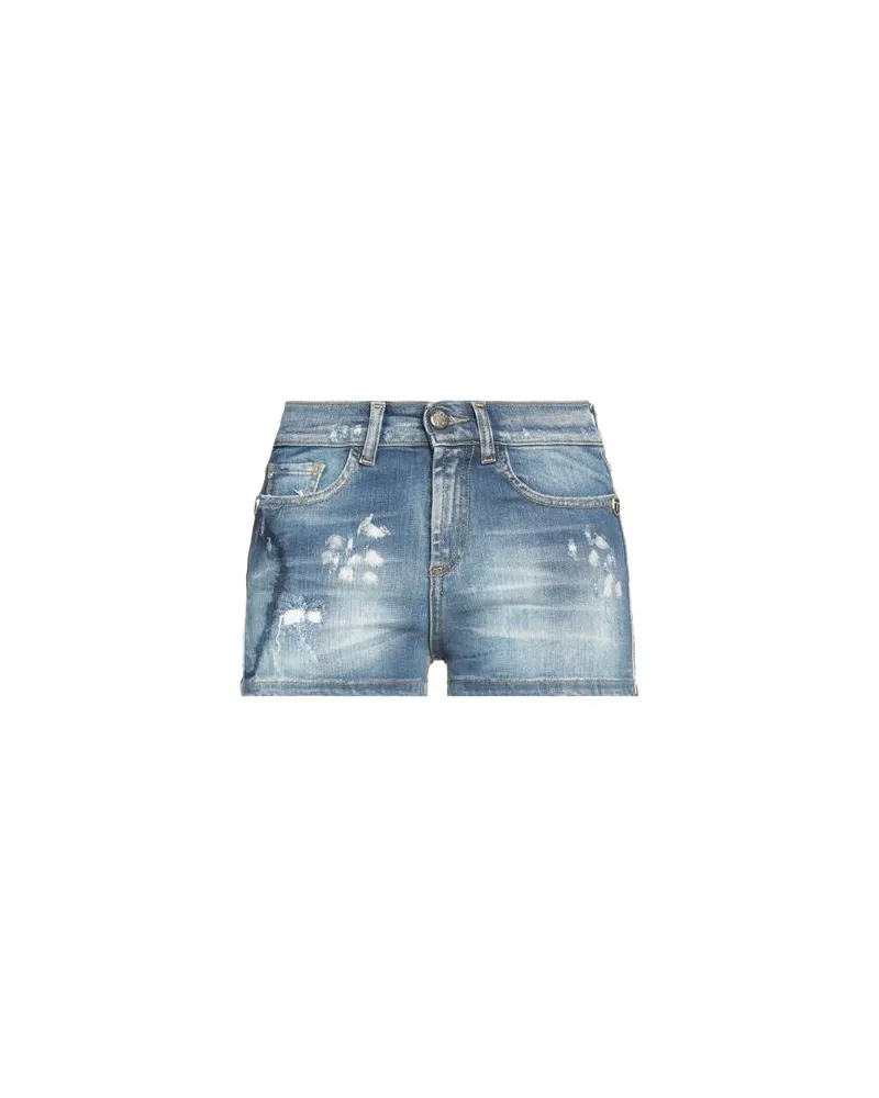Frankie Morello HOSEN & RÖCKE - Jeansshortsauf YOOX.COM Blau