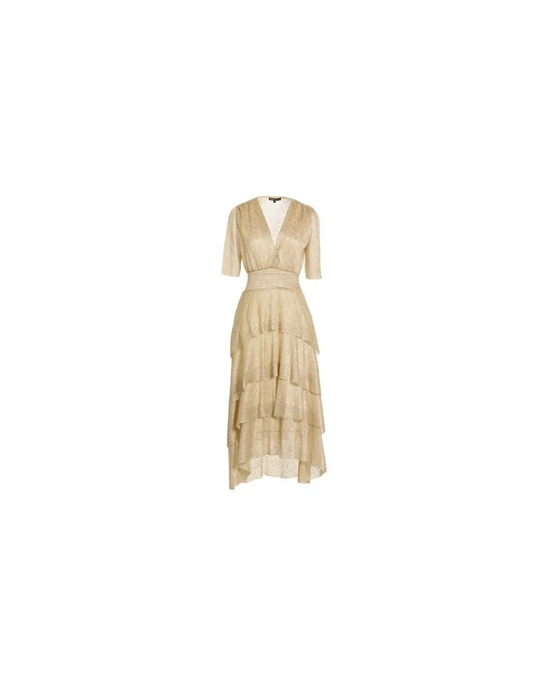 Maje KLEIDER - Maxi-Kleiderauf YOOX.COM Gold