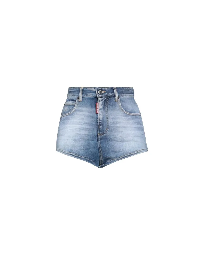 Dsquared2 HOSEN & RÖCKE - Jeansshortsauf YOOX.COM Blau