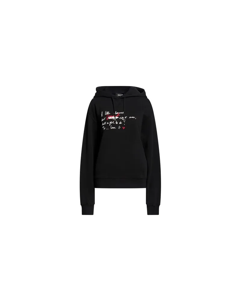 Dsquared2 TOPS - Sweatshirtsauf YOOX.COM Schwarz