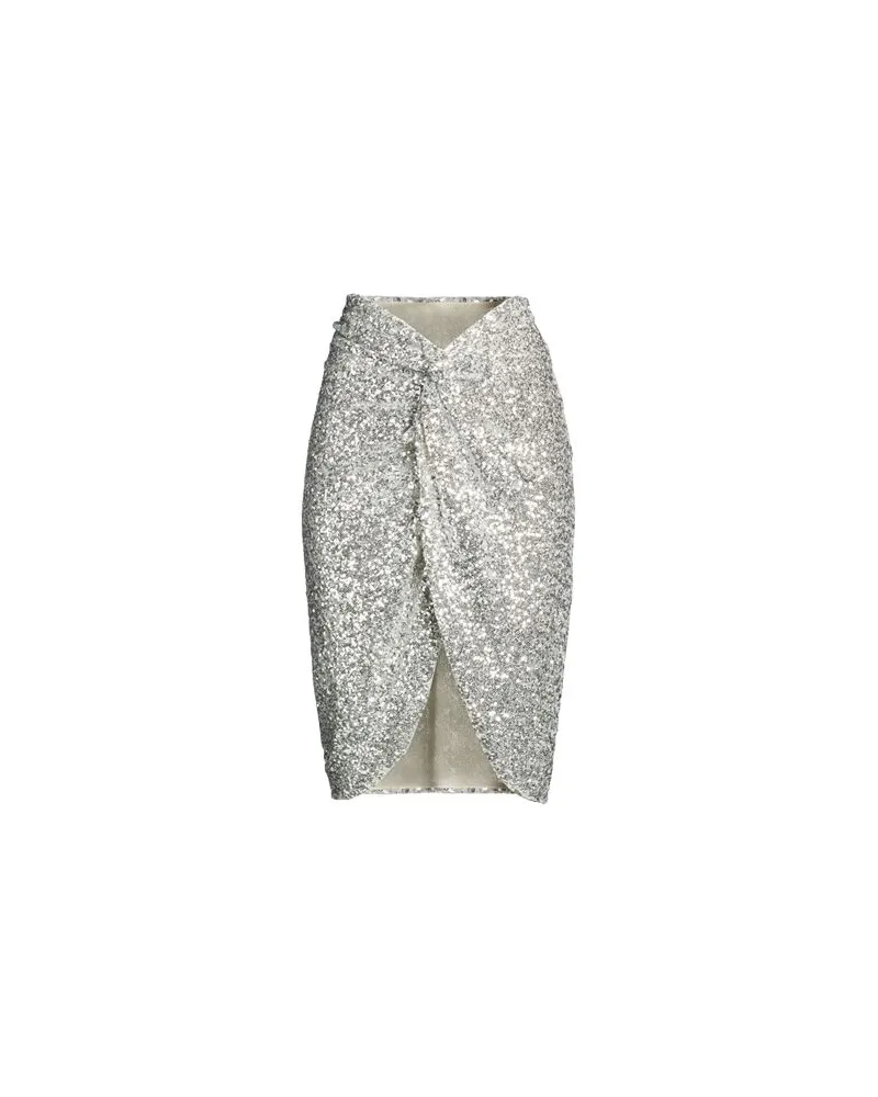 Twin-Set HOSEN & RÖCKE - Midi-Röckeauf YOOX.COM Silber