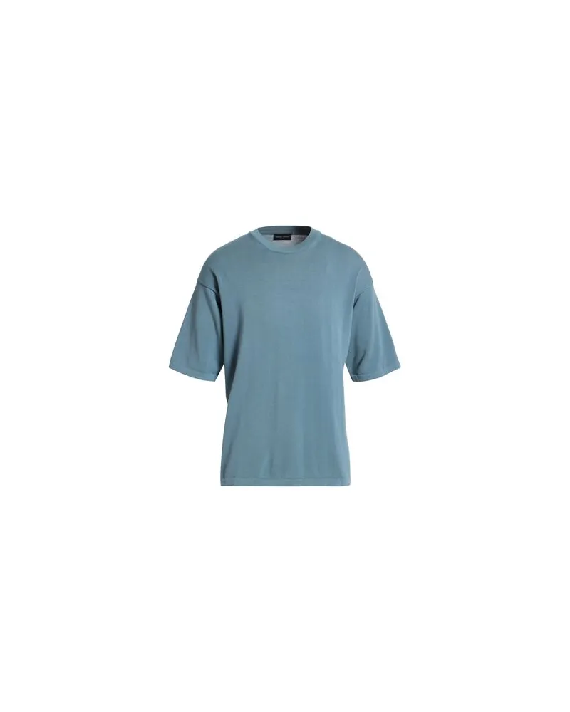 Roberto Collina STRICKWAREN - Pulloverauf YOOX.COM Taubenblau
