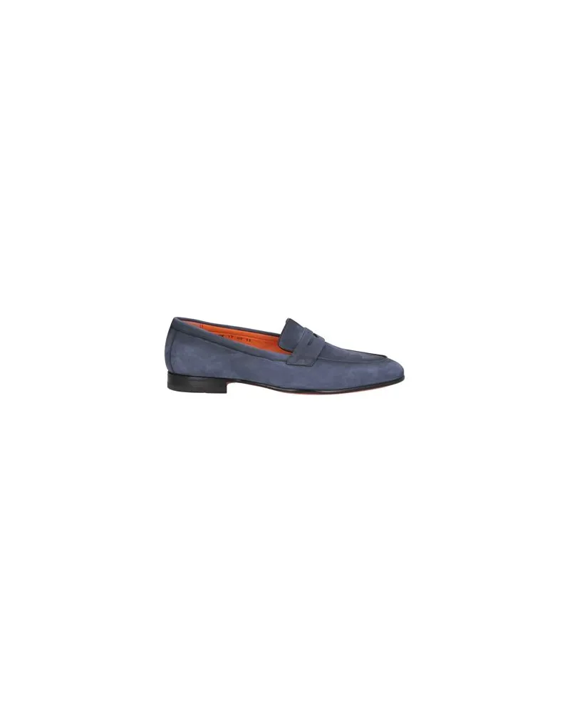 Santoni SCHUHE - Mokassinsauf YOOX.COM Blau