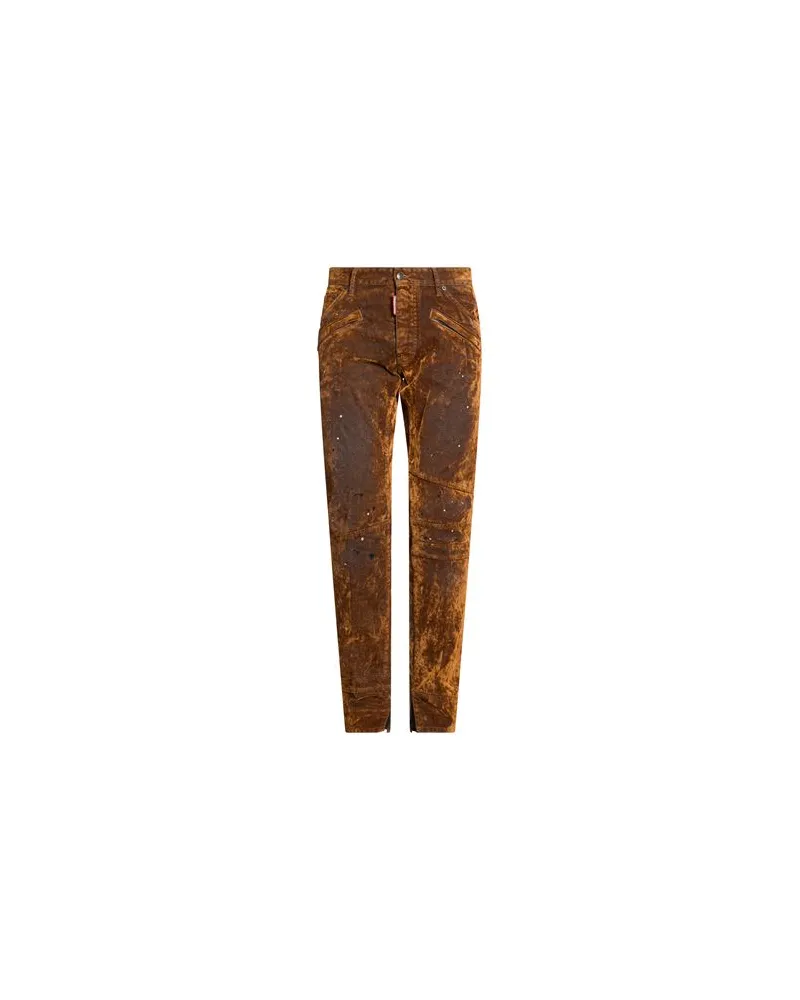 Dsquared2 HOSEN & RÖCKE - Jeanshosenauf YOOX.COM Braun