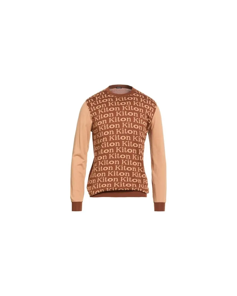 Kiton STRICKWAREN - Pulloverauf YOOX.COM Braun