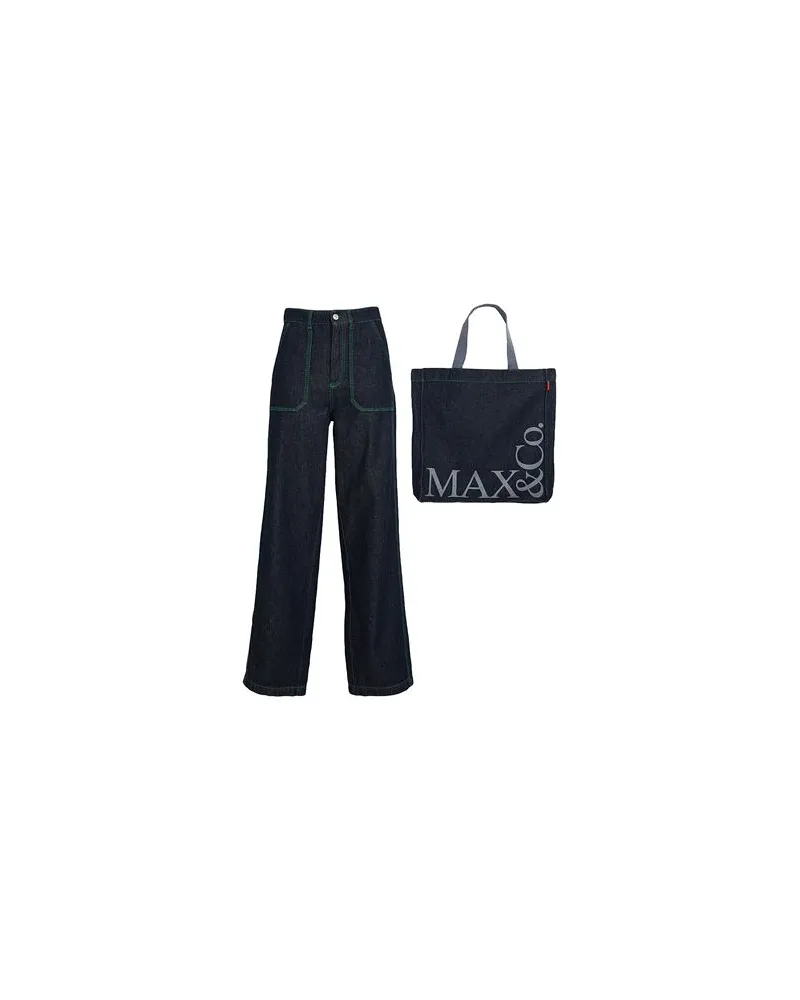 MAX&Co. CLIPPER  - HOSEN & RÖCKE - Jeanshosenauf YOOX.COM Blau