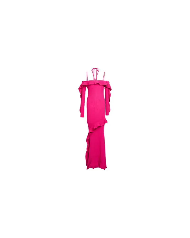 Versace Jeans KLEIDER - Maxi-Kleiderauf YOOX.COM Fuchsia